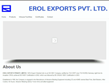 Tablet Screenshot of erolexports.com